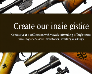 Collecting Firearms with Historical Military Markings