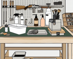 DIY Gun Cleaning Station Setup