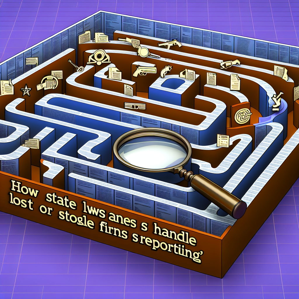 How State Laws Handle Lost or Stolen Firearms Reporting