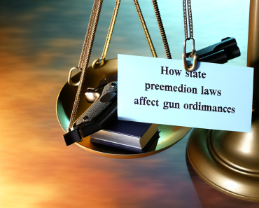 How State Preemption Laws Affect Local Gun Ordinances