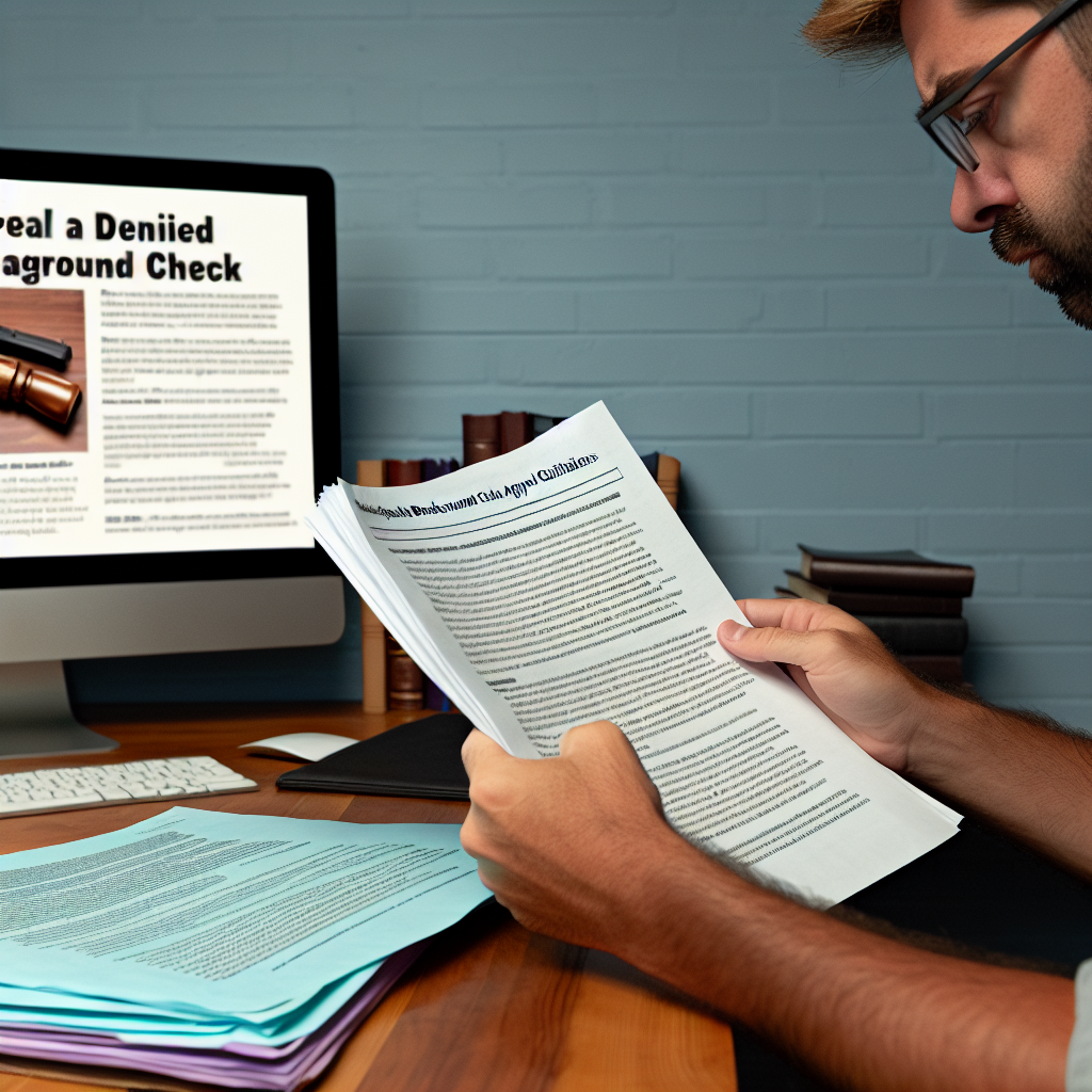 How to Appeal a Denied Firearm Background Check