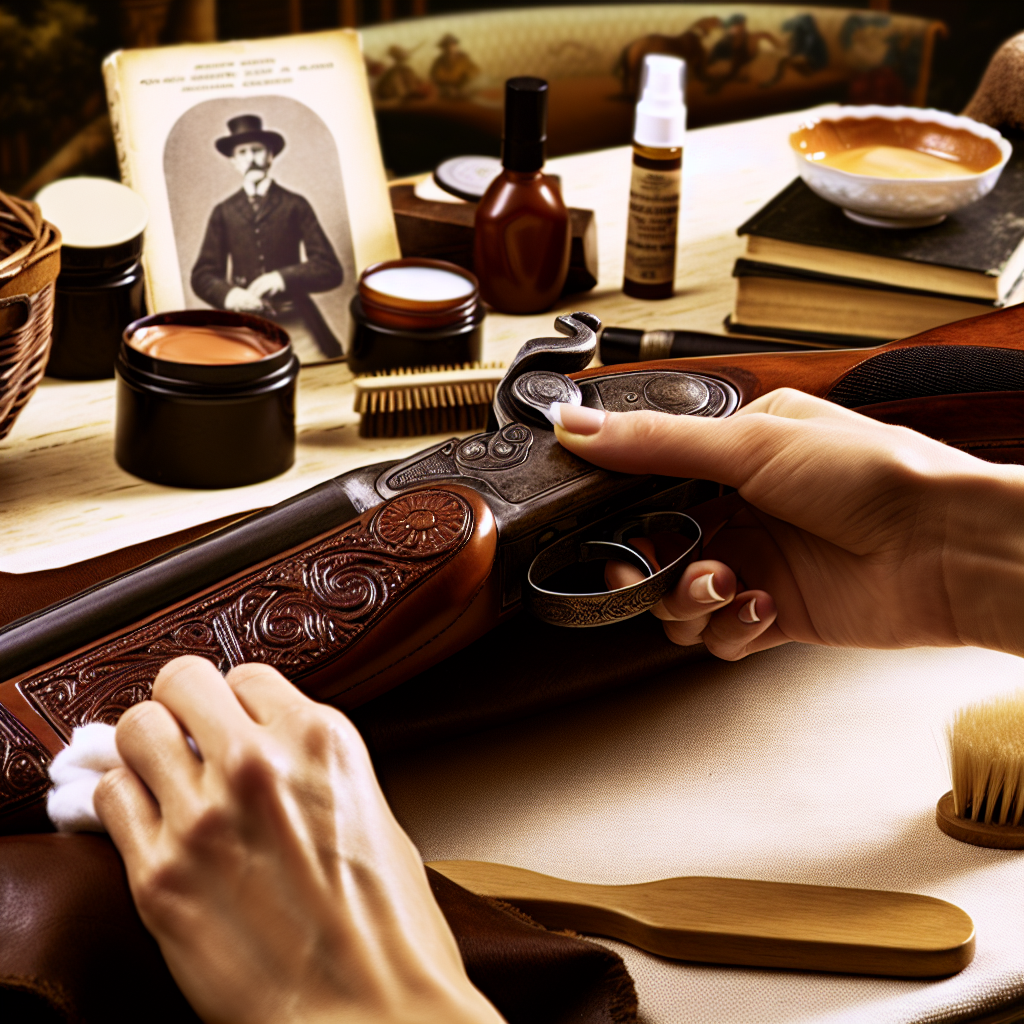 How to Care for Leather Accessories on Antique Guns