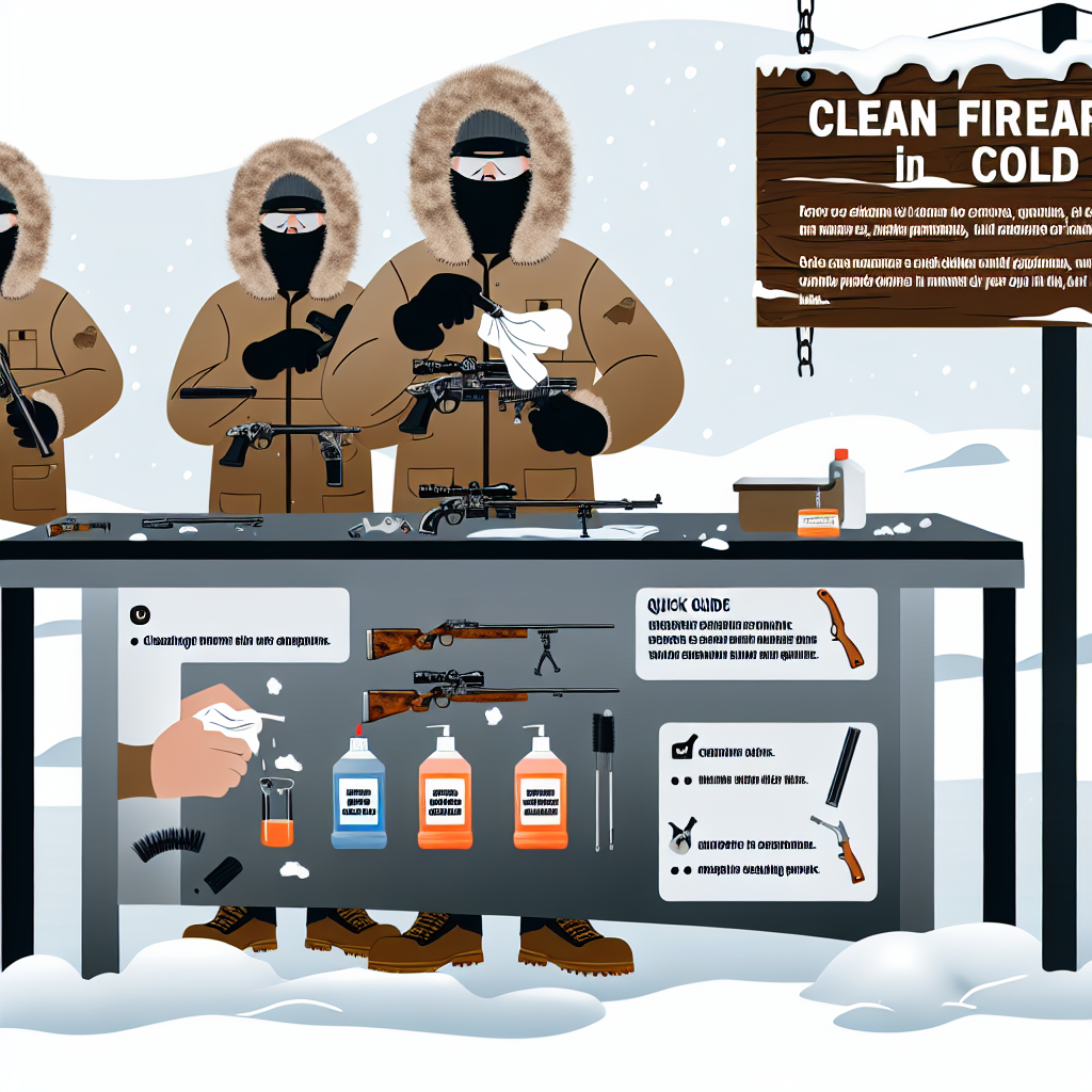 How to Clean Firearms in Cold Weather Conditions