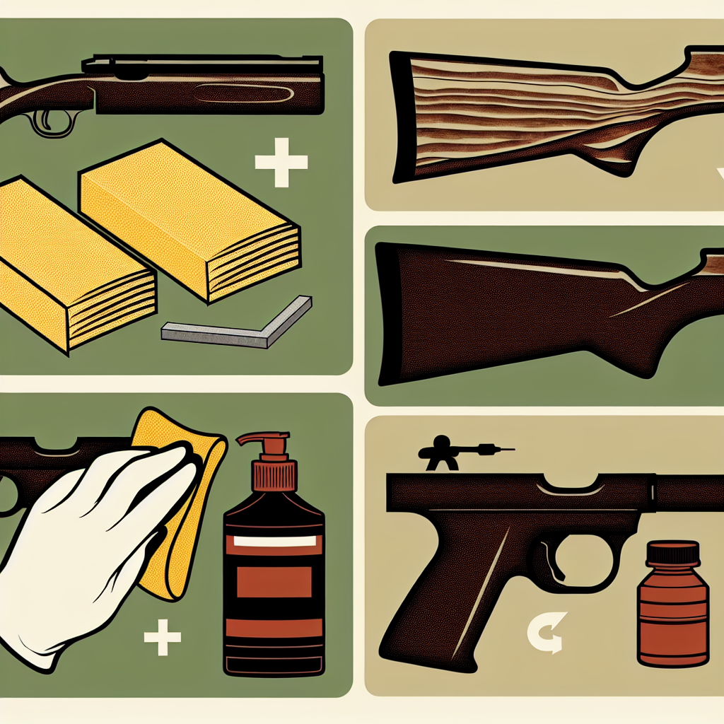 How to Refinish a Firearm Stock at Home