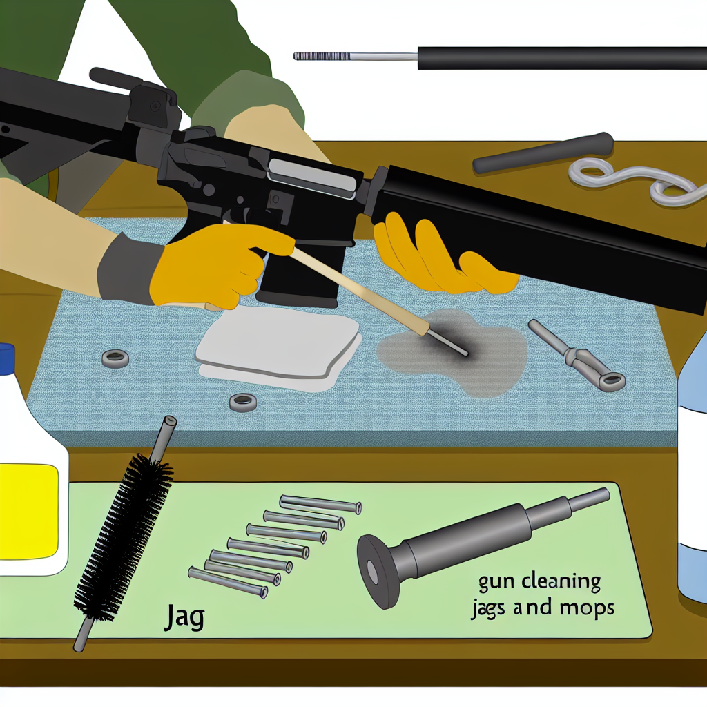 How to Use Gun Cleaning Jags and Mops Effectively