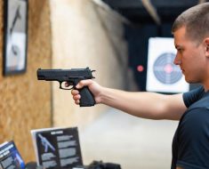 one hand shooting