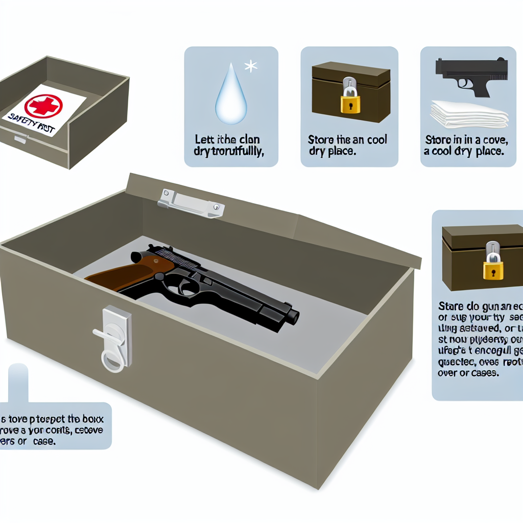 Proper Storage Tips After Cleaning Your Gun