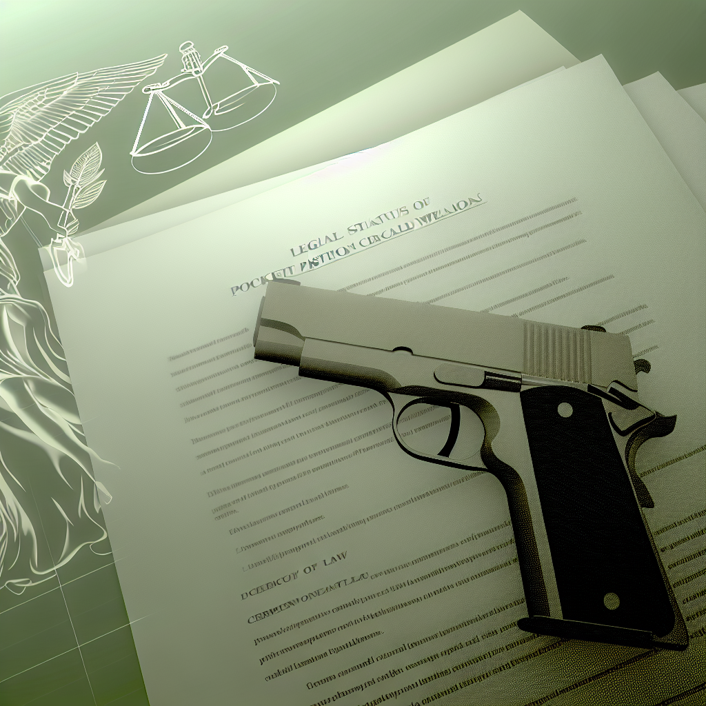 The Legal Status of Pocket Pistols and Concealed Weapons