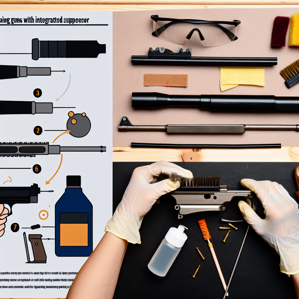 Tips for Cleaning Guns with Integrated Suppressors