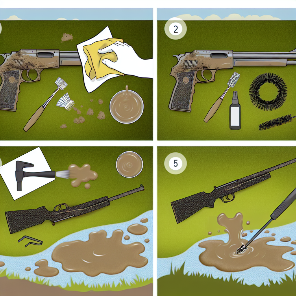 Tips for Cleaning Your Gun After a Muddy Day Outdoors