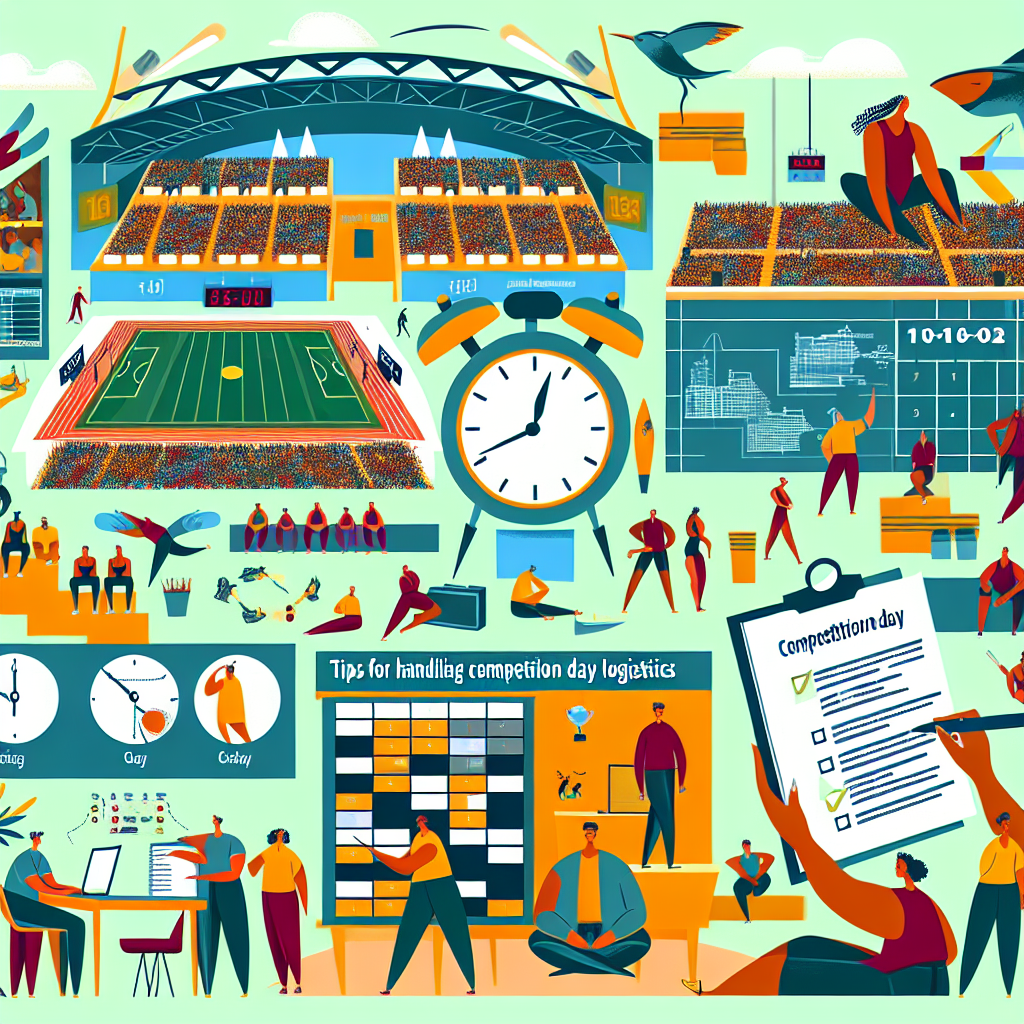 Tips for Handling Competition Day Logistics